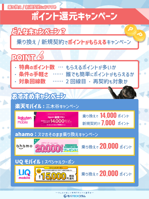 ポイント還元キャンペーンの詳細