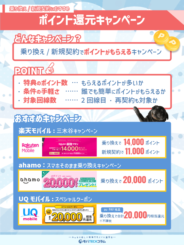 ポイント還元キャンペーンの詳細